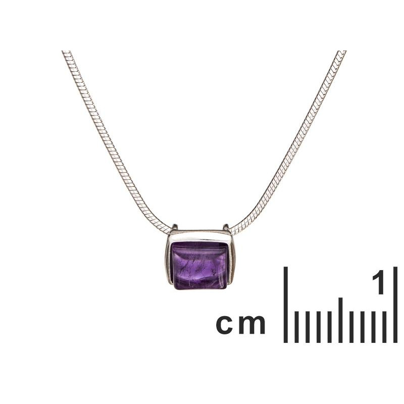 Collana ametista viola — per evocare l'intensità (cod. 9548) — foto 1