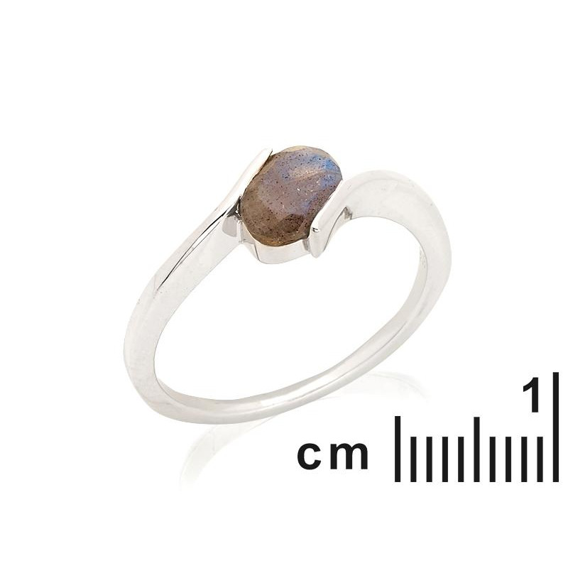 Anello labradorite multicolore — per portare l'essenza del tricolorismo — foto 1