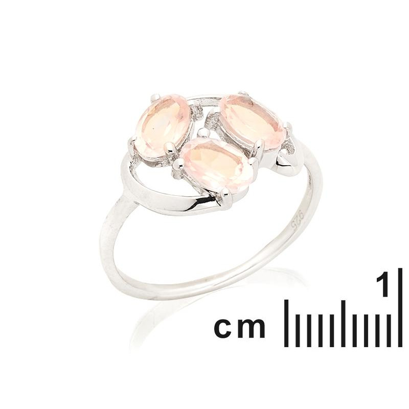 Anello quarzo rosa — per trasmettere amore (cod. 9586) — foto 1