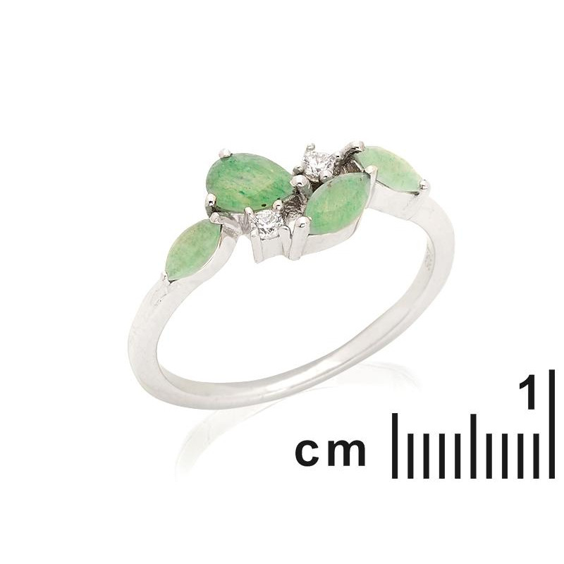 Anello avventurina verde — per raccontare storie verdi — foto 1