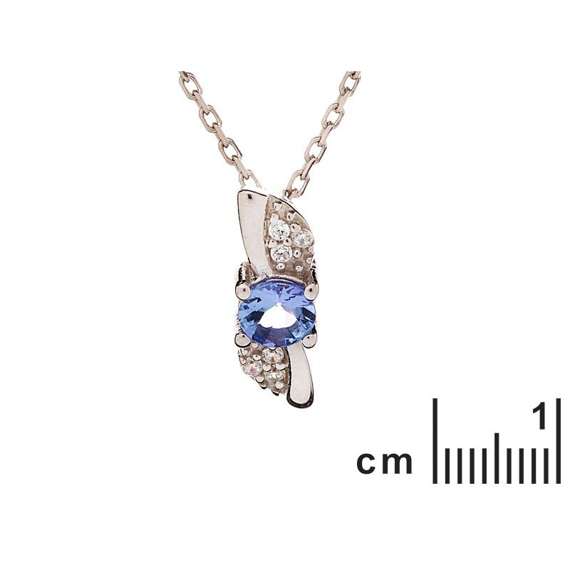Ciondolo tanzanite blu — per evocare l'eterna notte — foto 1