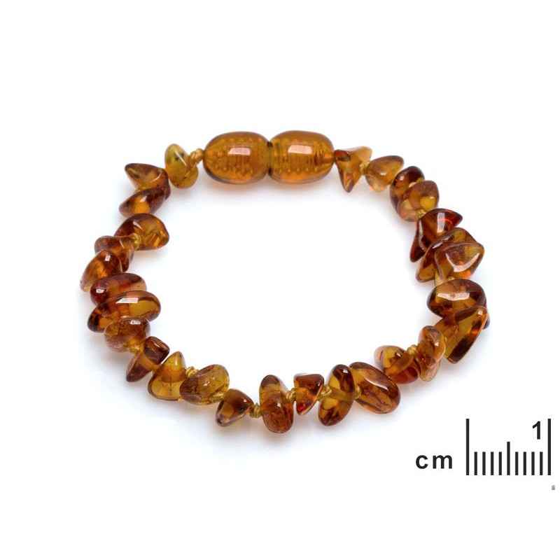 Bracciale di ambra cognac per piccoli esploratori — per custodire i sogni d’infanzia — foto 1