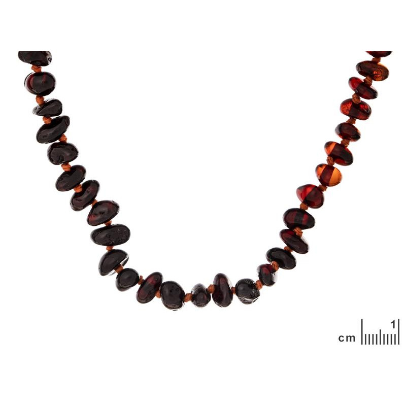 Collana di ambra multicolore per bambini, chiusura a clip — per custodire i sogni — foto 1