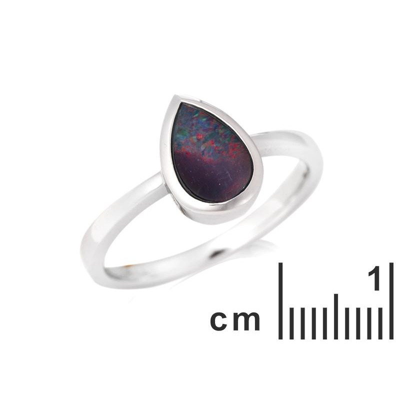 Anello opale blu — per ricordare il cielo puro — foto 1