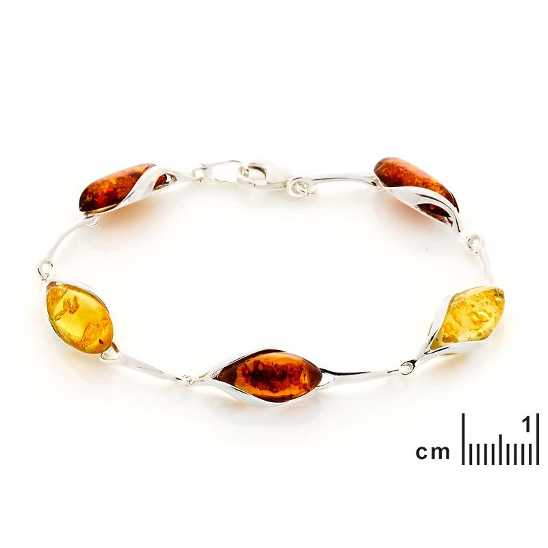 Bracciale ambra multicolore — per custodire i tuoi ricordi (cod. 9707) — foto 1