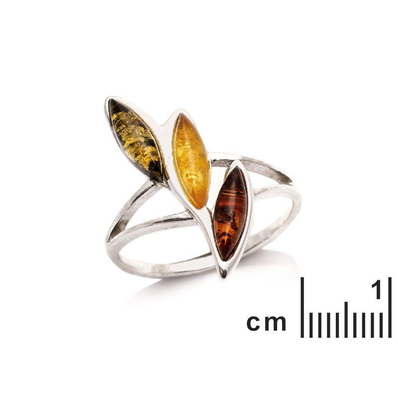 Anello ambra multicolore Mar Baltico — per racchiudere i tuoi sogni — foto 1