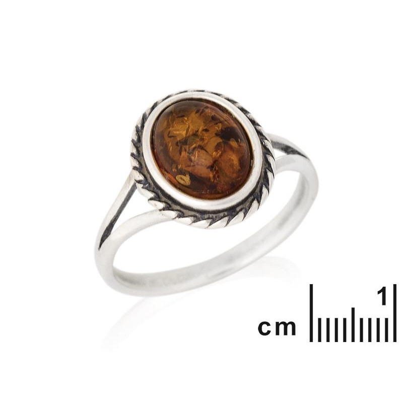 Anello ambra cognac — per racchiudere i tuoi ricordi — foto 1