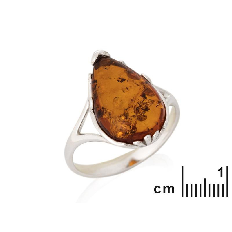 Anello ambra cognac — per tenere accesa la tua luce — foto 1