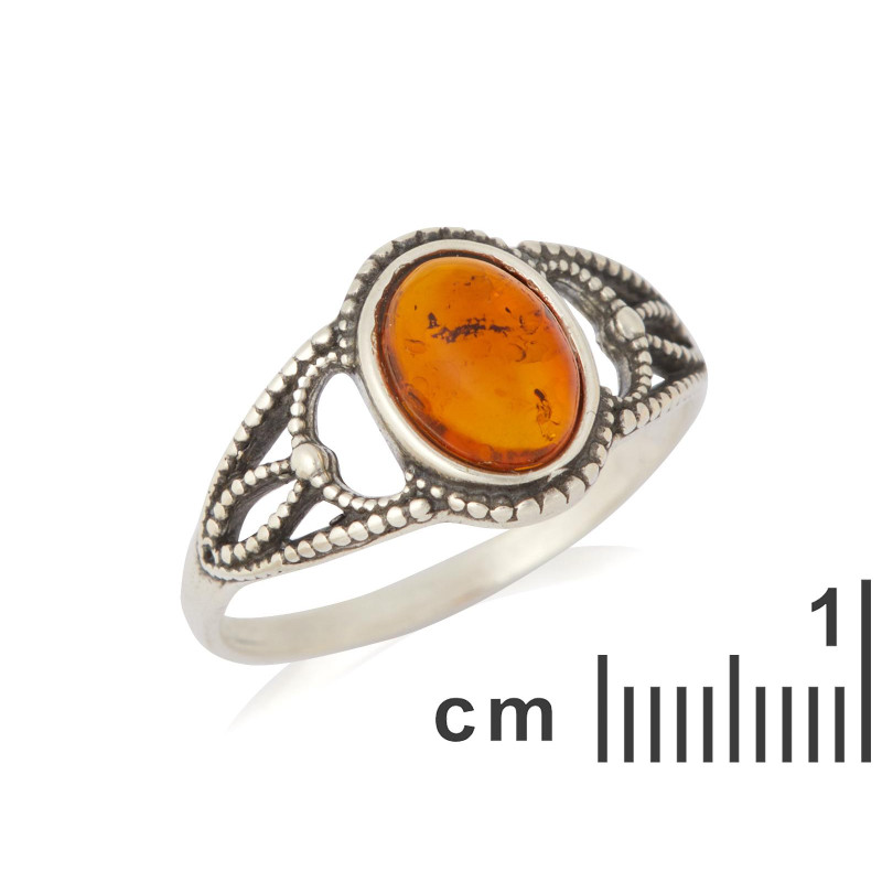 Anello ambra cognac — per raccontare la tua storia — foto 1