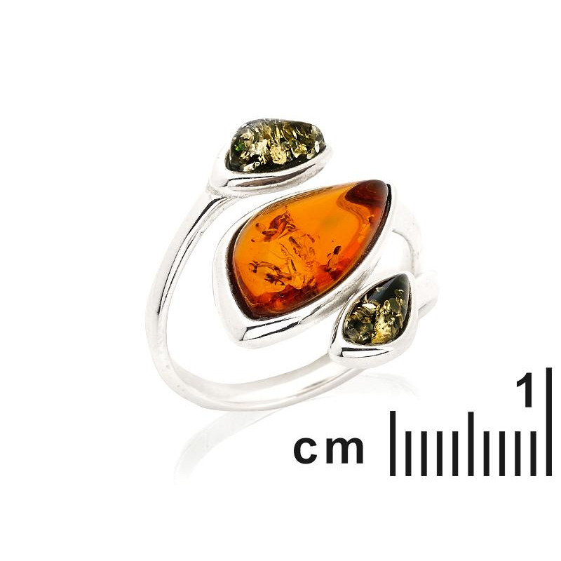 Anello multietterna ambra — per raccontare la tua storia — foto 1