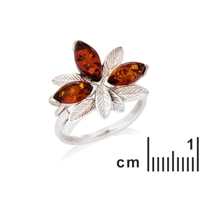 Anello ambra cognac — per evocare i mari del passato — foto 1