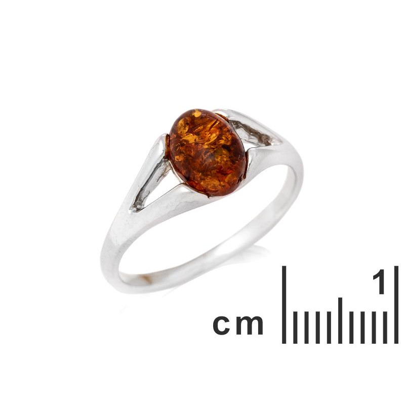 Anello ambra cognac — per portare il mare dentro di te — foto 1