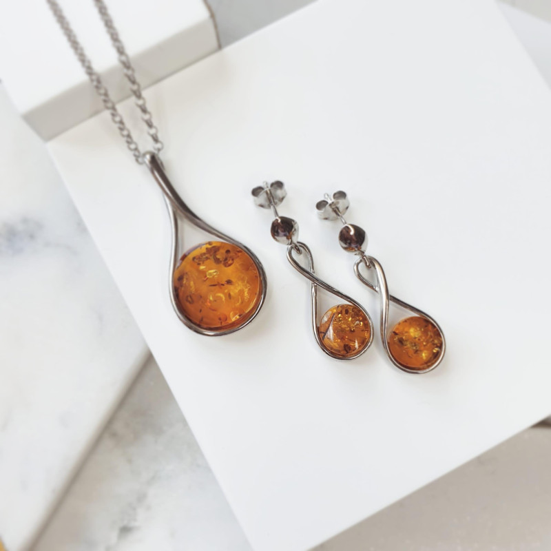 Collana ambra cognac — per evocare tempi antichi — foto 3