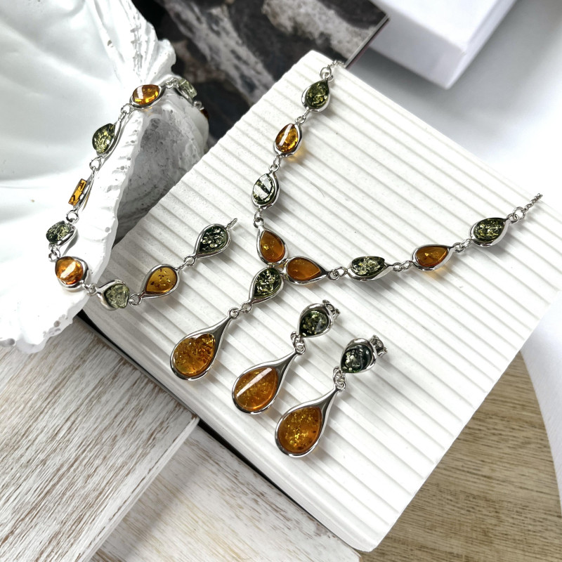 Collana ambra cognac — per portare con te il sole — foto 2