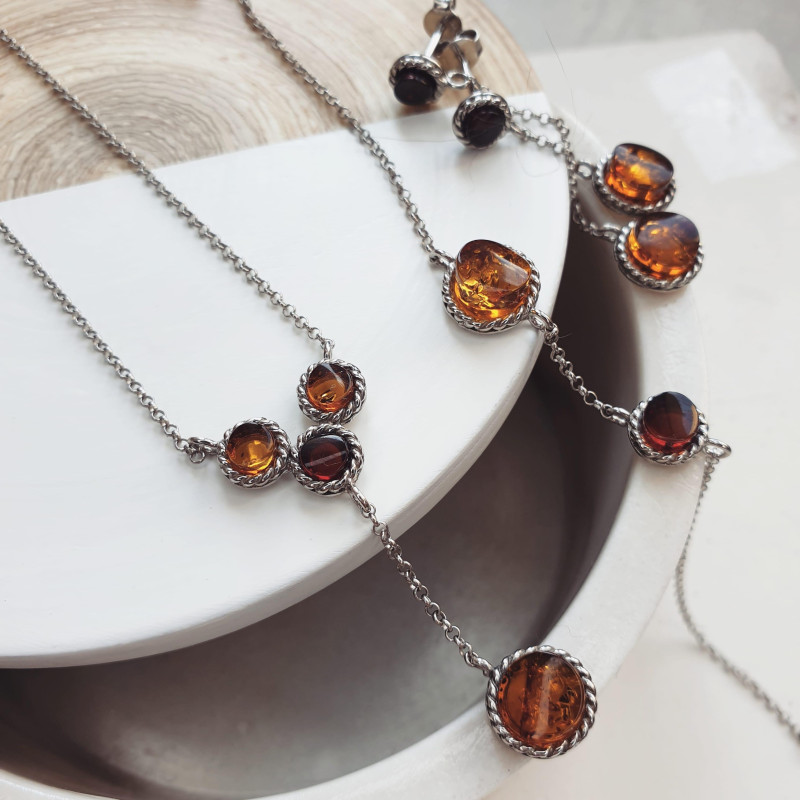 Collana ambra cognac — per evocare i tuoi momenti migliori — foto 2