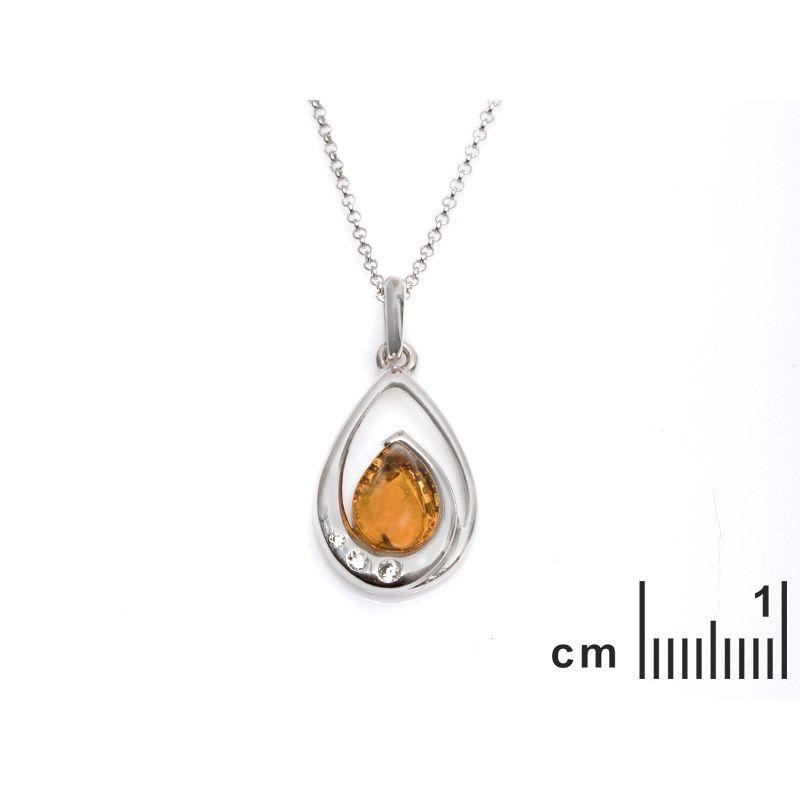 Collana ambra e cristalli Swarovski — per racchiudere il passato — foto 1