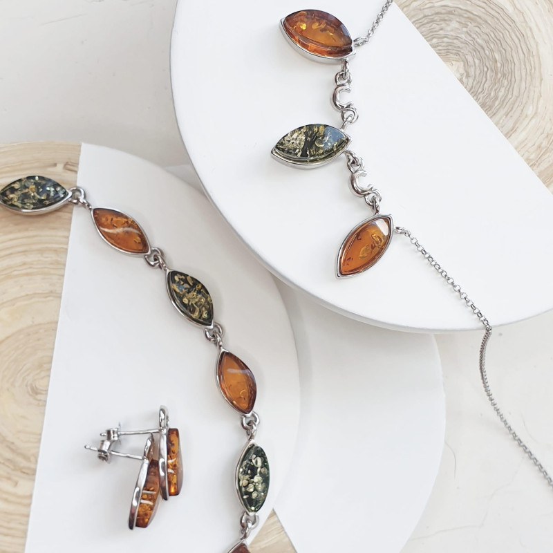 Collana ambra multicolore — per portare la natura nel cuore — foto 2