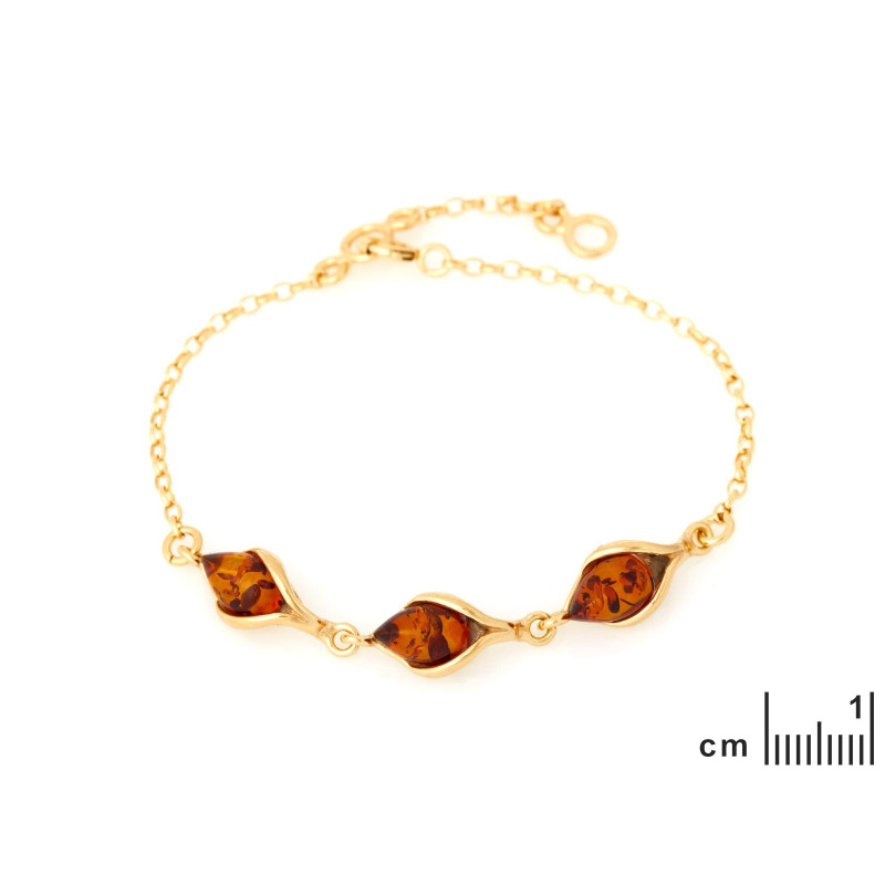 Bracciale ambra cognac — per evocare i momenti migliori — foto 1