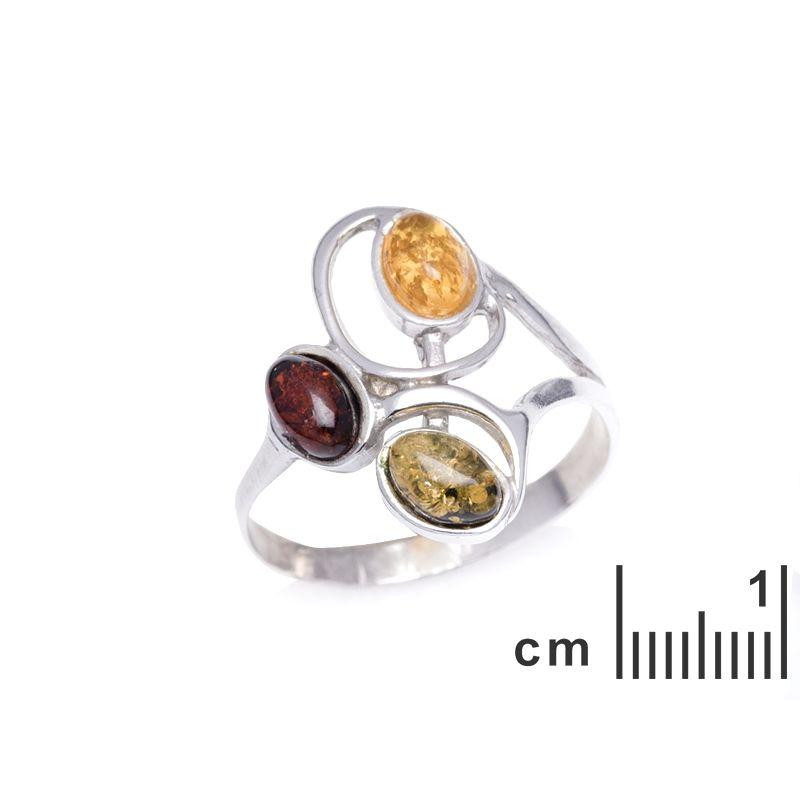 Anello ambra cognac — per racchiudere i tuoi ricordi (cod. 9956) — foto 1