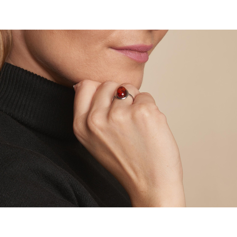 Anello ambra cognac — per evocare momenti speciali — foto 1