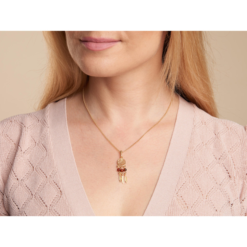 Collana acchiappasogni con ambra cognac — per conservare i tuoi più bei momenti — foto 2