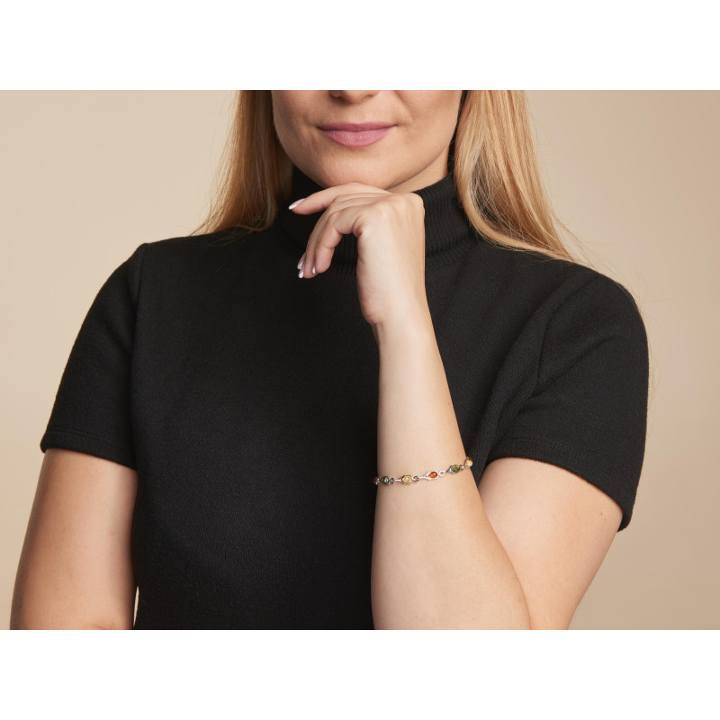 Bracciale ambra multicolore — per evocare la natura — foto 2