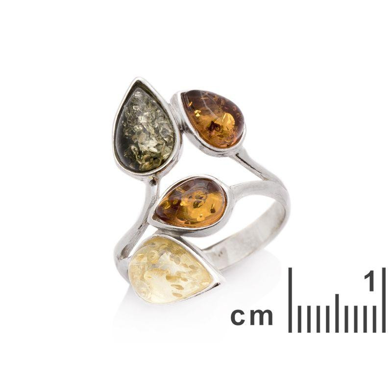 Anello ambra multicolore — per trasportare le storie del Mar Baltico — foto 1