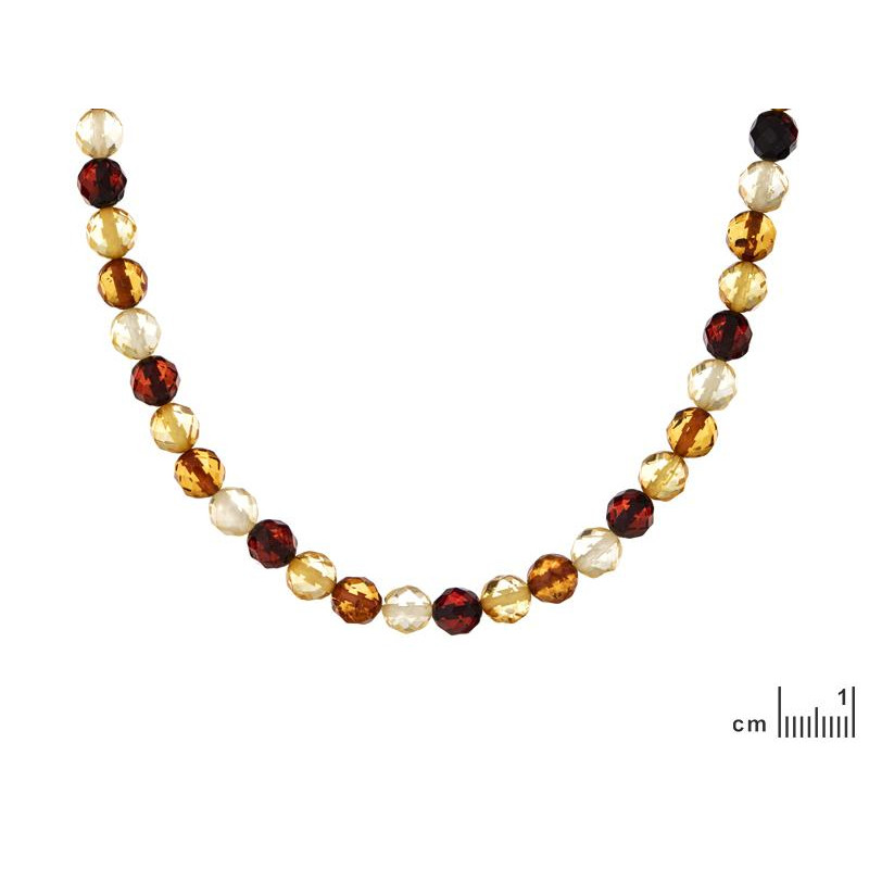 Collana ambra multicolore — per portare la natura nel cuore (cod. 10078) — foto 1