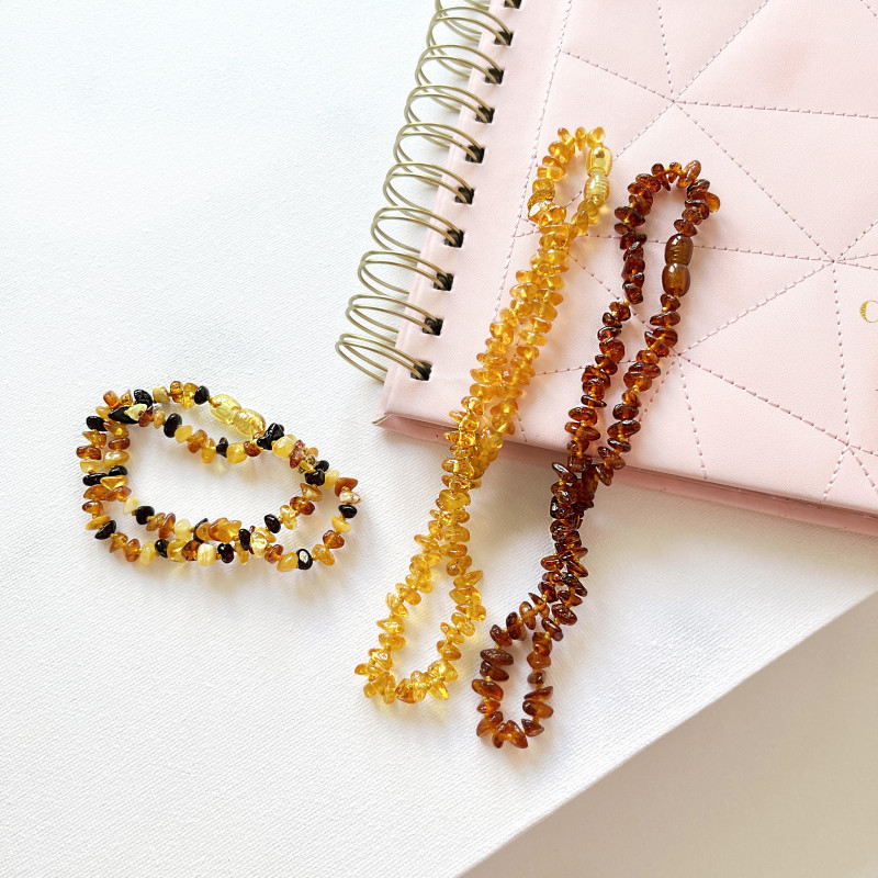 Collana ambra multicolore — per tenere lontane le paure — foto 2