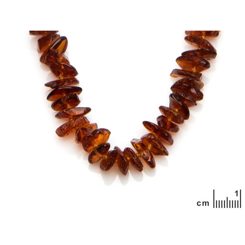 Collana ambra cognac — per evocare i mari antichi — foto 1