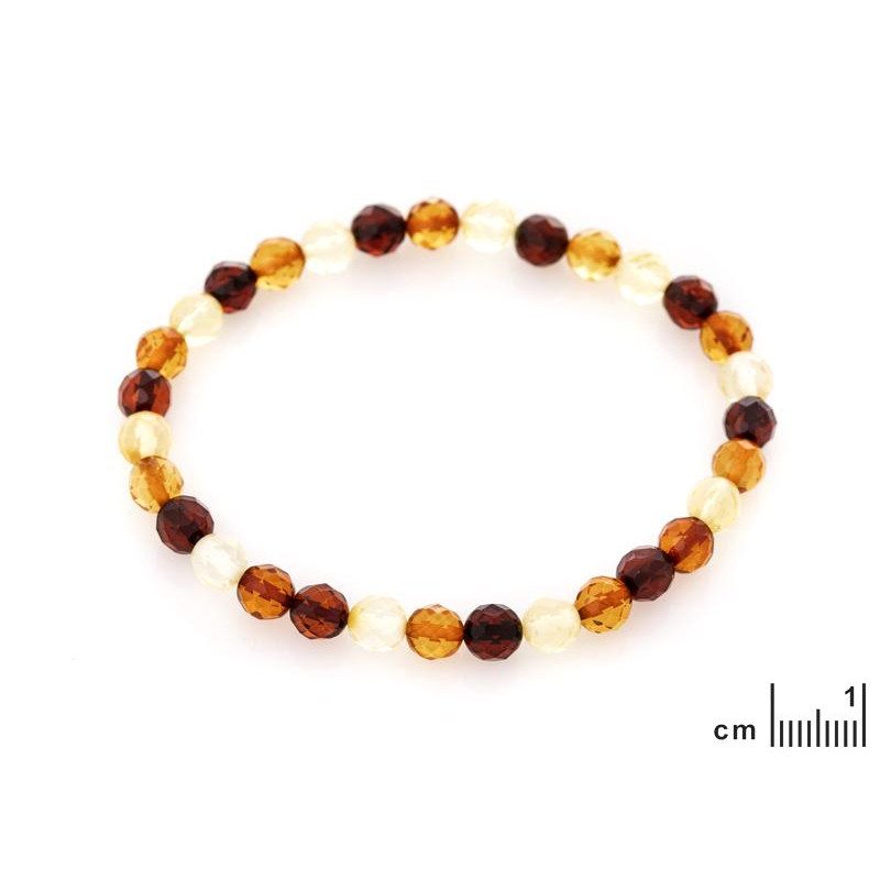 Bracciale ambra multicolore — per custodire i tuoi ricordi (cod. 10110) — foto 1