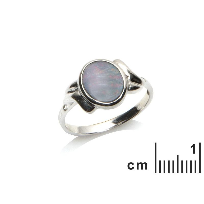 Anello opale blu — per raccontare storie di mare — foto 1