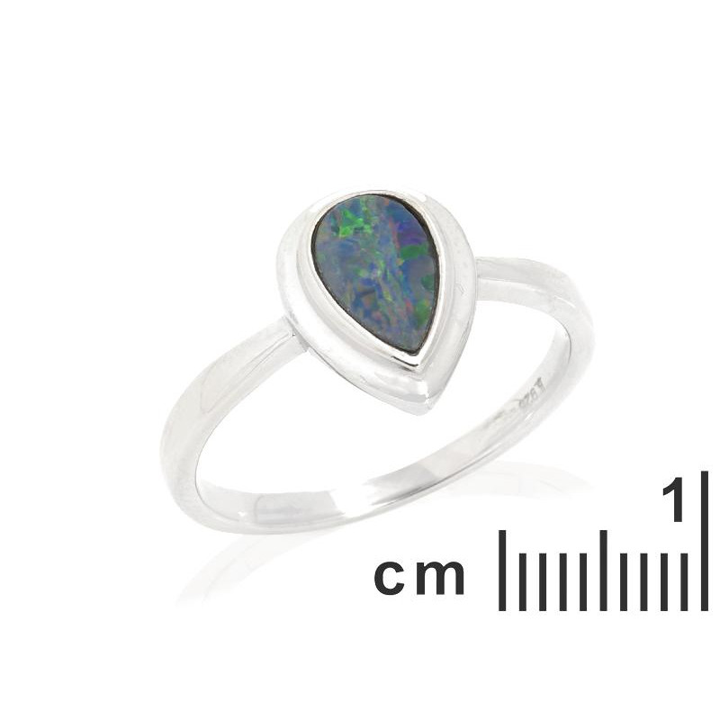 Anello opale blu — per ospitare i tuoi sogni — foto 1