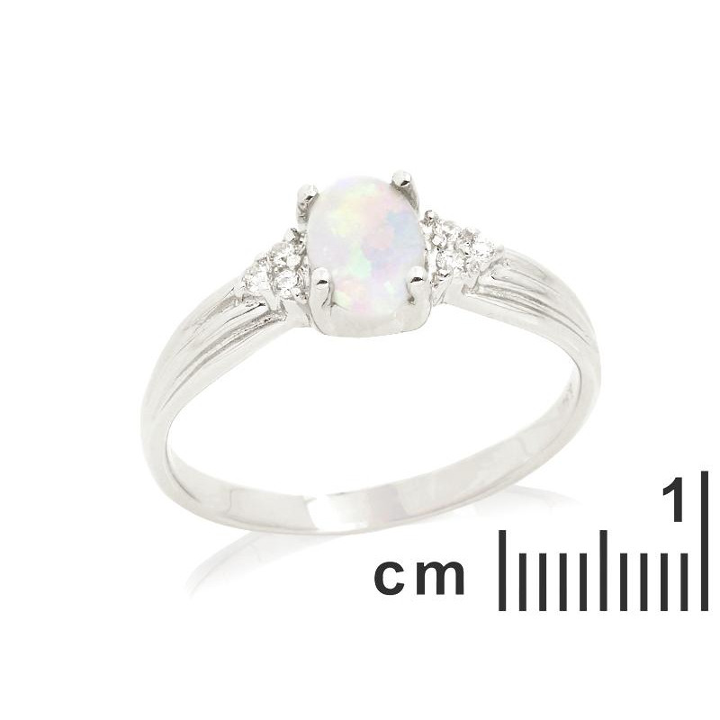 Anello opale bianco australiano — per rivelare la tua essenza — foto 1