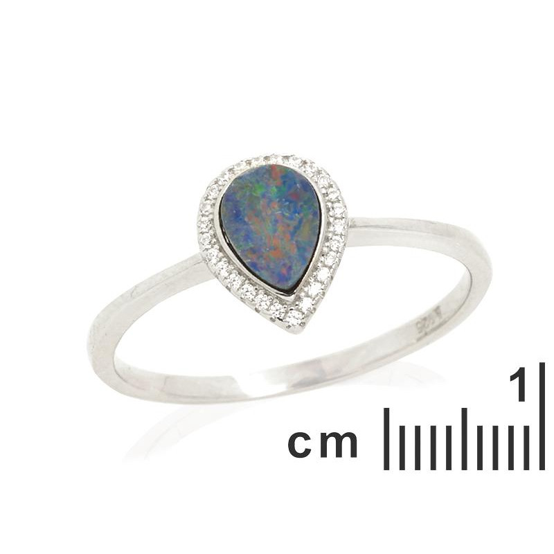 Anello opale blu — per custodire le tue stelle — foto 1