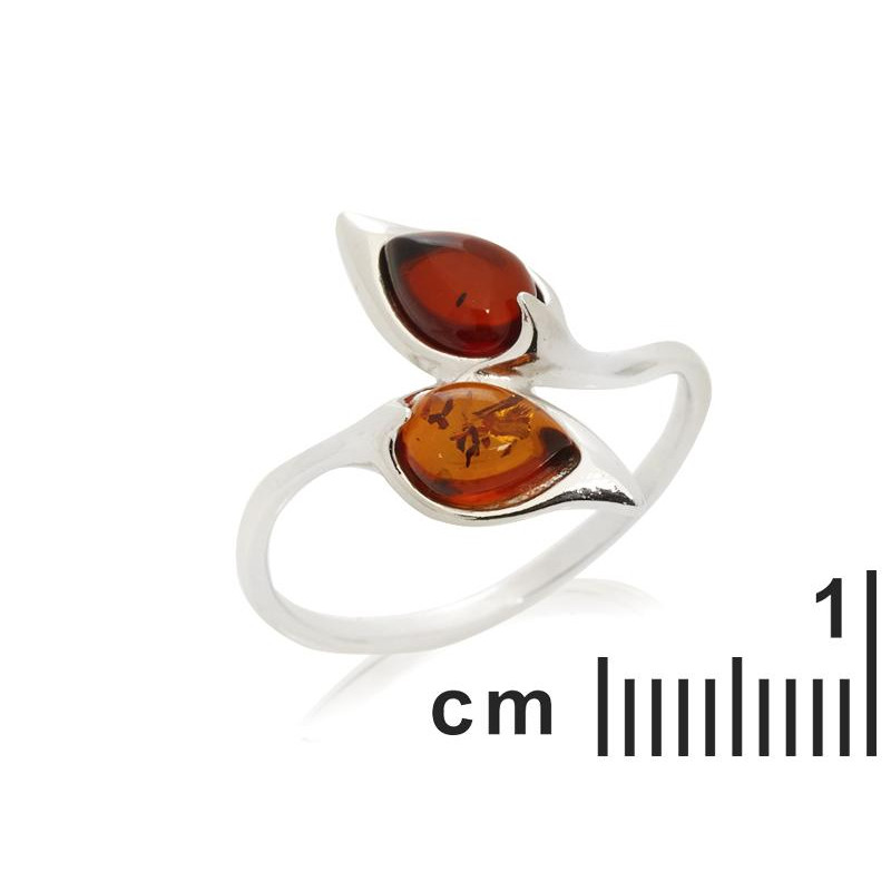 Anello ambra multicolore — per preservare i momenti — foto 1