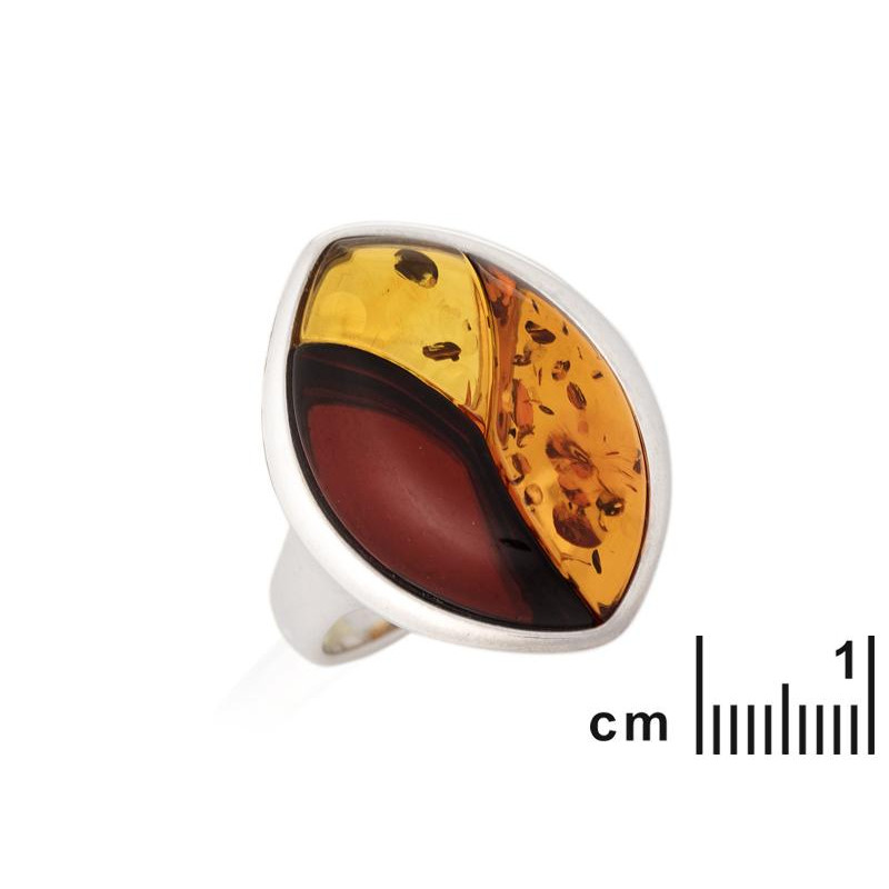Anello ambra multicolore — per portare la natura in ogni momento — foto 1