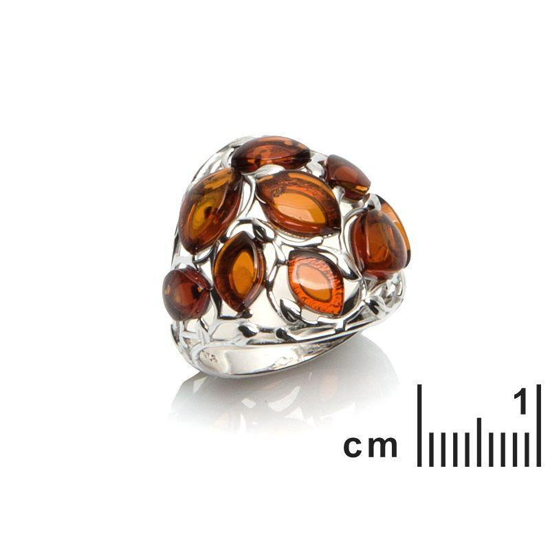 Anello ambra cognac — per portare il mare nella vita — foto 1