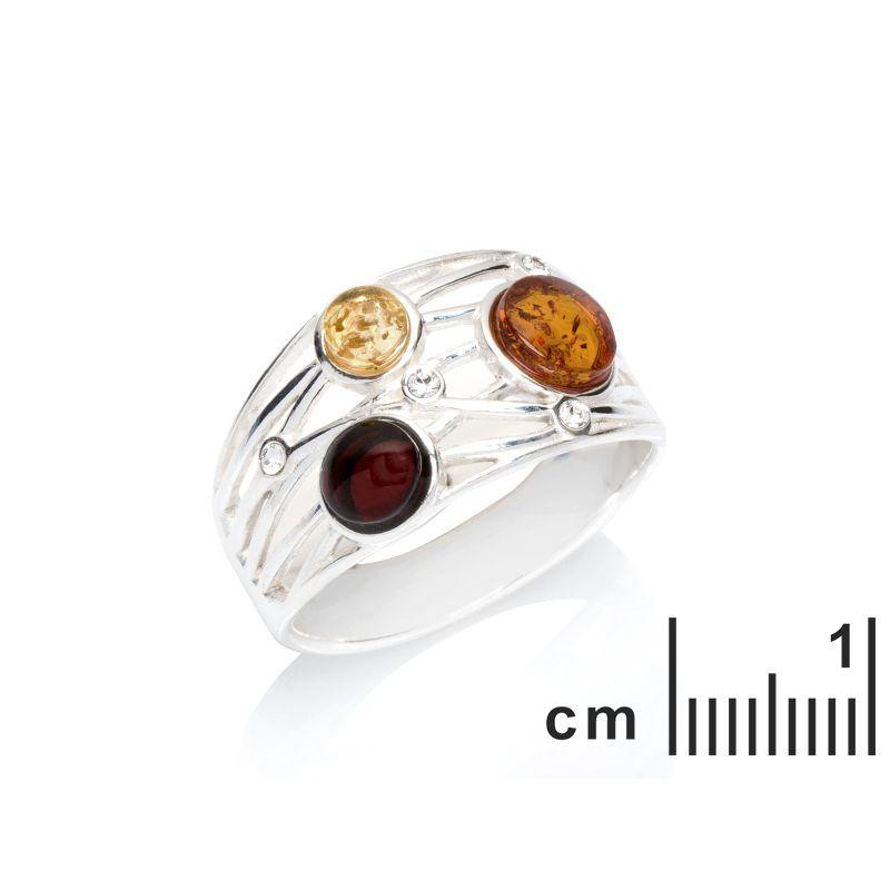 Anello ambra multicolore — per racchiudere le tue storie — foto 1