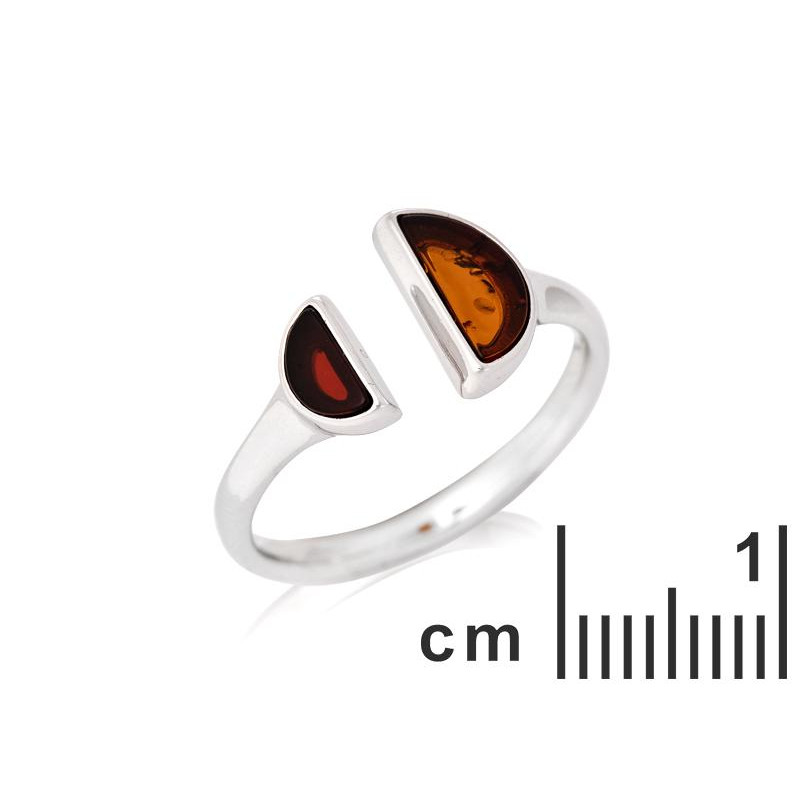 Anello ambra cognac Mar Baltico — per portare le storie del mare — foto 1