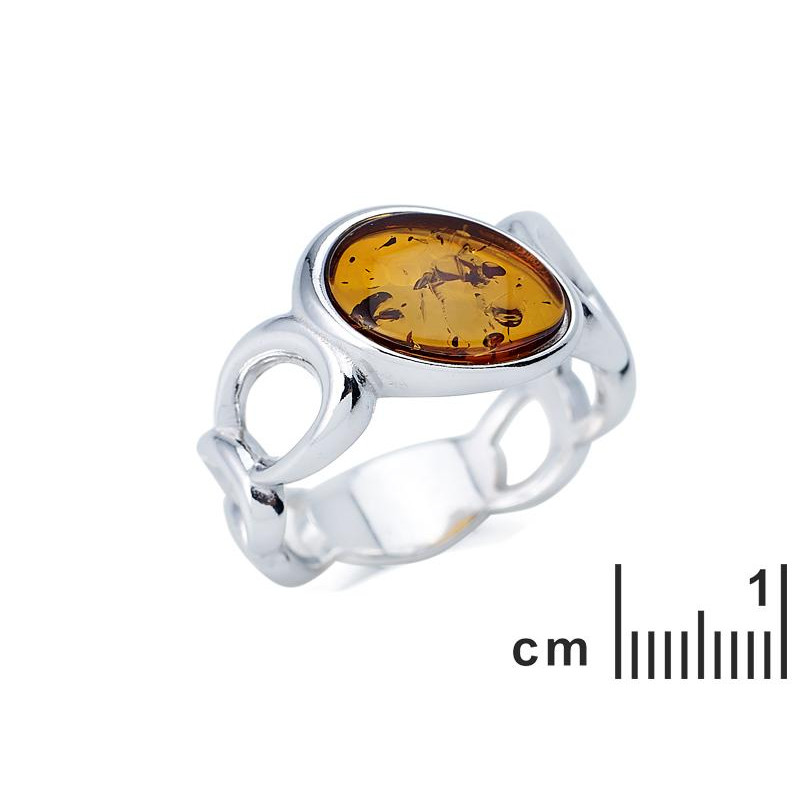 Anello ambra cognac Mar Baltico — per preserve un ricordo — foto 1