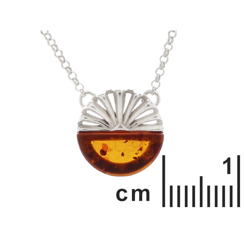 Collana Ambra Cognac — Per Portare Con Te Un'Intenzione — foto 1