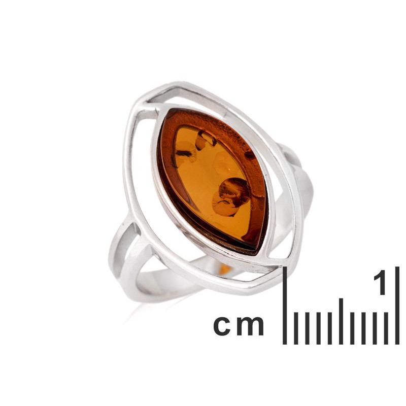 Anello ambra cognac — per onorare la natura — foto 1