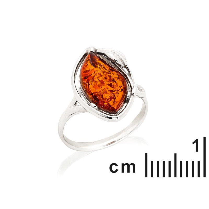 Anello ambra cognac — per portare le gioie del Mar Baltico — foto 1