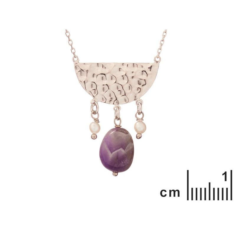 Collana ametista e perle — ricordo eterno — foto 1