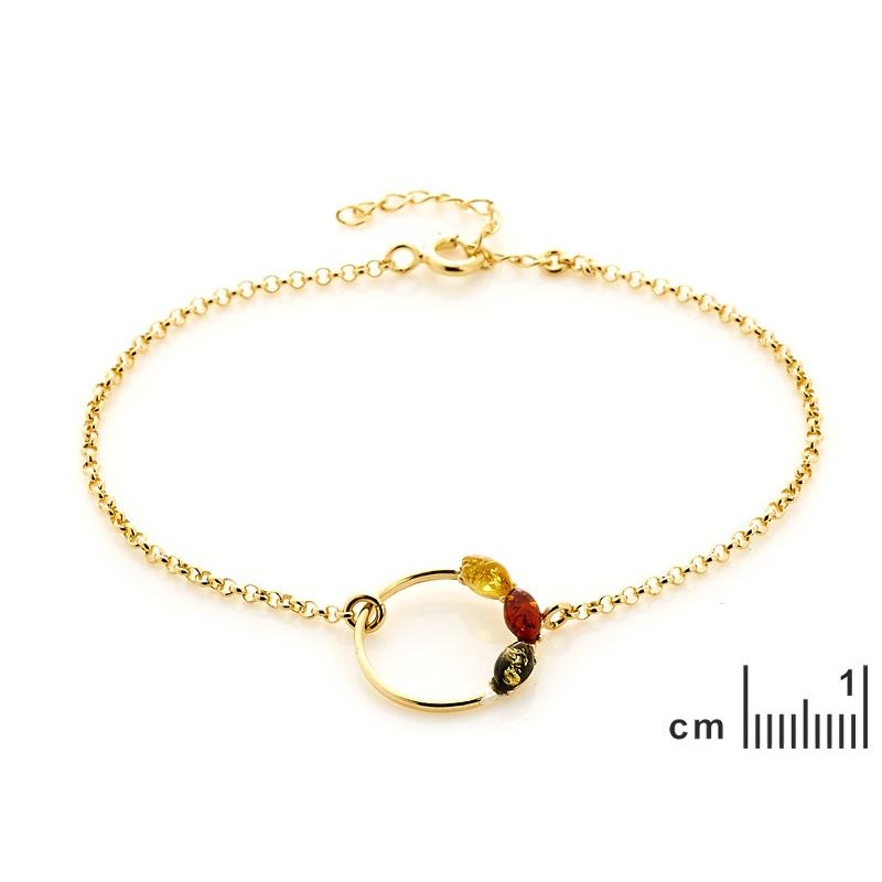 Bracciale ambra multicolore — per illuminare il tuo cammino — foto 1