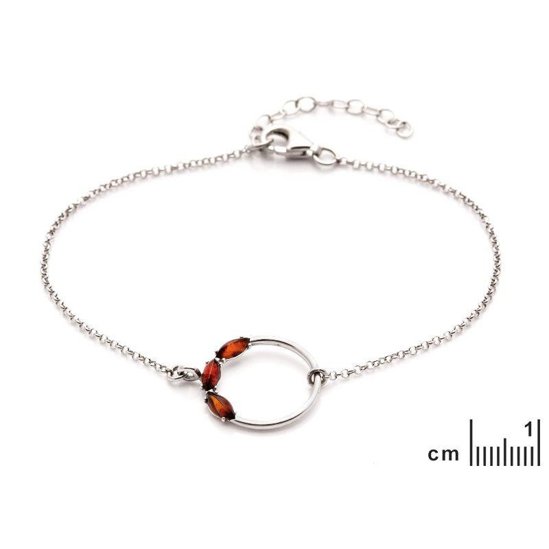 Bracciale tondo ambra cognac — per evocare ricordi dolci — foto 1