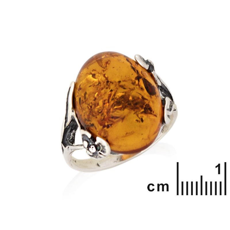 Anello ambra cognac — per evocare i tuoi sogni antichi — foto 1