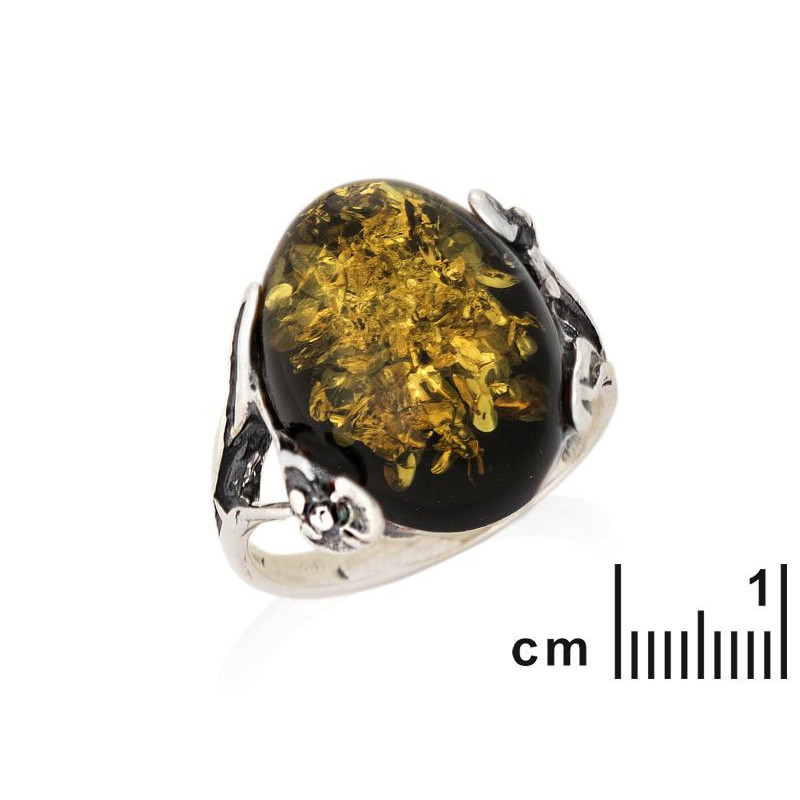 Anello ambra verde — per raccogliere i tuoi sogni — foto 1