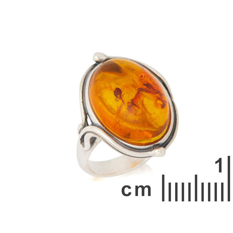 Anello ambra cognac — per evocare il passato — foto 1